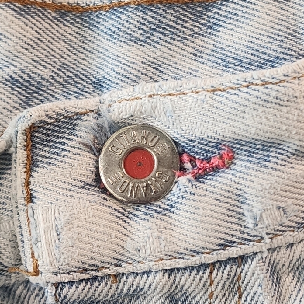 Gitano Citano Original Reds Vintage Jeans Retro Size 34x30 - Picture 10 of 16